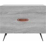  Stolić za kavu siva boja hrasta 50x50x40 cm konstruirano drvo | shoptok.hr