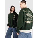 Another Cotton Lab Another Coffee Knit Pulover green | Shoptok.si