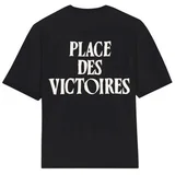 Majice s kratkimi rokavi T-SHIRT UTS389.726.0001 BLACK Črna