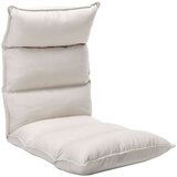 vidaXL Zložljiv stol / blazina krem blago | Shoptok.si