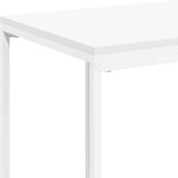 Bočni stolić bijeli 40 x 30 x 59 cm od konstruiranog drva | Eponuda.com