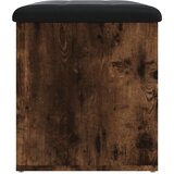  Klupa za pohranu boja hrasta 62x42x45 cm od konstruiranog drva | shoptok.hr