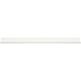  Lebdeća polica Zidne 4 pcs Bijeli 80 x 9 x 2,5 cm Čelik | shoptok.hr
