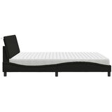  Krevet s madracem Hanko crni 180x200 cm od tkanine | shoptok.hr
