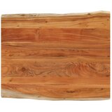 vidaXL Mizna plošča 100x80x3,8 cm pravokotna akacija naraven rob | Shoptok.si