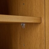 CARRYHOME nizka omarica črna, barve hrasta | Shoptok.si