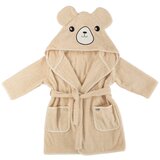 Bubaba by FreeON ogrtač za kupanje sa štikom medo, 104/110/116 beige | shoptok.hr