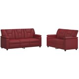  Set sofe 2 pcs Vinska crvena Umjetna koža | shoptok.hr