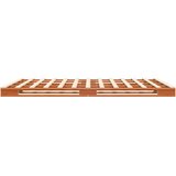 Krevet od paleta voštano smeđi 140x200 cm od masivne borovine | shoptok.hr