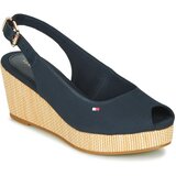 Tommy Hilfiger Sandali & Odprti čevlji ICONIC ELBA SLING BACK WEDGE Modra | Shoptok.si