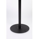 White Label Okrogla stranska mizica z mizno ploščo v hrastovem dekorju ø 40 cm Yuri S – | Shoptok.si