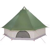 Tipi šator s krovom s pohranom Zelena 400 x 346 x 250 cm taft | shoptok.hr