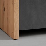 Lesnina-XXXL mizica za hi-fi naprave larios, barva hrasta, siva | Shoptok.si