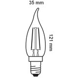  LED sijalica VINTAGE FILAMENT E14/1,5W/230V 2400K - Osram | Eponuda.com