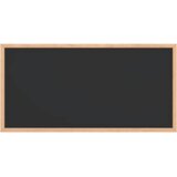  Ploča za pisanje s okvirom od masivnog borovog drva crna 60x30 cm | Eponuda.ba