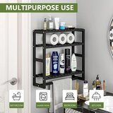 BAMWORLD nastavljiva bambusova kopalniška polica s 3 nivoji | Shoptok.si