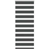 vidaXL Zavjesa zebra crna 60x150 cm širina tkanine 55,9 cm poliester Cijene