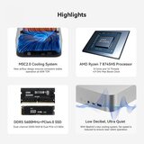 Beelink ser (amd R7 8745HS 8C/16T, 32GB DDR5, m.2 1TB, Win11PRO) | ePonuda.com