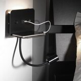 Lesnina XXXL ONLI - LED fleksibilna lampica sa policom i USB punjenjem PLAK LED/5W/230V crna | Eponuda.com