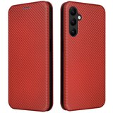 INORCO Za Samsung Galaxy A24 4G stojalo za telefon, etui iz PU usnja, držalo za kartice, ovitek za pametni telefon s teksturo ogljikovih vlaken, (22036471) Cene