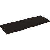 Stolna ploča tamnosmeđa 140x50x(2-6) cm obrađena hrastovina | shoptok.hr