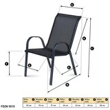 Fieldmann vrtna stolica, politekstil crna FDZN 5010 | Eponuda.ba