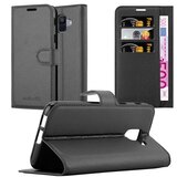 Cadorabo Ohišje, združljivo z Samsung Galaxy A6 2018 v oksidna črna - Zaščitni ovitek z magnetnim zapiranjem, stoječo funkcijo in režo za kartice, (20550968) | Shoptok.si