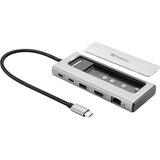 Sandberg USB-C hub razdelilnik 6-v-1 + SSD ohišje | Shoptok.si
