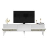 Hanah home TV komoda od pelina, 150x44,6x29,6 cm, bijelo-zlatna boja | Eponuda.ba