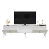Hanah home tv polica pelin white gold Cene