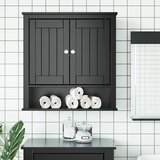 vidaXL kupaonski zidni ormarić berg crni 69 5x27x71 5 cm od borovine | shoptok.hr