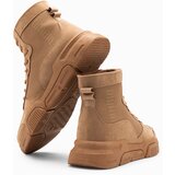 Ombre Men's ankle sneaker boots with sculpted sole - sand | Shoptok.si