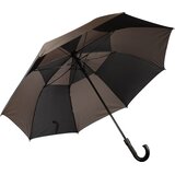  Dežnik avtomatski eol 8 panelni 132cm črno-siv PROMOCIJA Cene