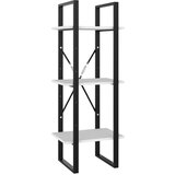 Maison Chic Knjižna omara - Knjižni regal 3-nadstropna bela 40x30x105 cm iverna plošča, (21725372) Cene