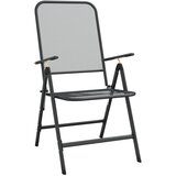  9-dijelni vrtni blagovaonski set antracit metalni mrežasti | shoptok.hr