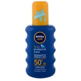 Nivea Sun Kids Protect & Care Sun Spray SPF50+ vodootporni sprej za zaštitu od sunca u boji 200 ml | shoptok.hr