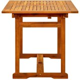  Vrtni blagovaonski stol (120-170) x 80 x 75 cm od drva bagrema | shoptok.hr