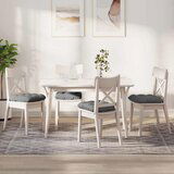 vidaXL Sedežne blazine 4 pcs Temno siva 40 x 40 cm Mikrofiber tkanina | Shoptok.si