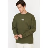 Trendyol Sweatshirt - Khaki - Oversize | Shoptok.si
