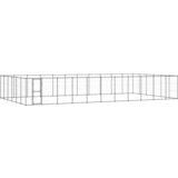 vidaXL zunanji pasji boks jeklo 79,86 m² Cene