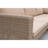 Gardenson Lounge Garnitura Pamplona, Naravna Barva, Z Blazinami | Shoptok.si