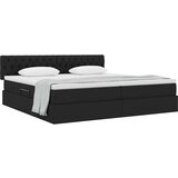  Krevet s madracem i skladištem s madracem Crna 200 x 200 cm | shoptok.hr