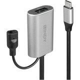 Lindy USB kabel USB 3.2 gen. 1 (USB 3.0) USB-C® vtič\, USB-A vtičnica 5.00 m črna\, siva 43270, (20416391) | Shoptok.si