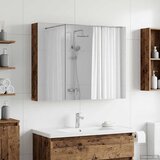  Kupaonski ormar s ogledalom Staro drvo 100 x 14,5 x 70 cm | shoptok.hr