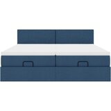  Ottoman krevet s madracima plavi 160x200 cm tkanina | shoptok.hr