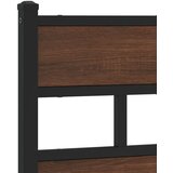  Okvir kreveta bez madraca s uzglavljem boja hrasta 120x200 cm | shoptok.hr