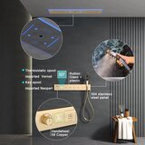 ELITE EDITION Najnovejši luksuzni vgradni tuš set s 6 funkcijami - BCS1045 — Bela — Dva izliva | Shoptok.si