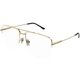Gucci GG1415O 001 ONE SIZE (58) Zlata/Kristalna Cene