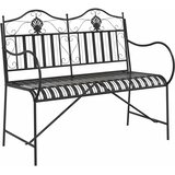  Vrtna klupa Crna 103,5 x 59 x 89 cm Čelik | Eponuda.ba