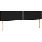Maison Chic Posteljno vzglavje - Vzglavna omarica 2 kosa črn 100x5x78/88 cm blago, (22077771) Cene